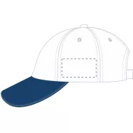   Sapca Baseball, unisex, marime universala adulti, Everestus, 20FEB9941, Bumbac, Alb, Albastru
