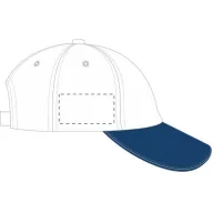   Sapca Baseball, unisex, marime universala adulti, Everestus, 20FEB9941, Bumbac, Alb, Albastru