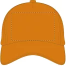 Sapca Baseball, unisex, marime universala adulti, Everestus, 20FEB9936, Bumbac, Portocaliu