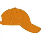 Sapca Baseball, unisex, marime universala adulti, Everestus, 20FEB9936, Bumbac, Portocaliu