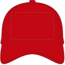 Sapca Baseball, unisex, marime universala adulti, Everestus, 20FEB9938, Bumbac, Rosu