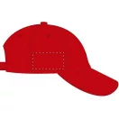 Sapca Baseball, unisex, marime universala adulti, Everestus, 20FEB9938, Bumbac, Rosu