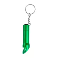   Breloc cu lanterna, ø17×70 mm, Everestus, 20FEB9570, Aluminiu, Verde