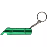   Breloc cu lanterna, ø17×70 mm, Everestus, 20FEB9570, Aluminiu, Verde