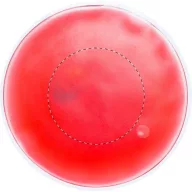 Heat pack, ø100×10 mm, Everestus, 20FEB6393, Plastic, Rosu