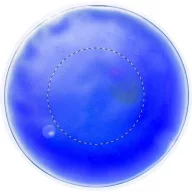   Heat pack, ø100×10 mm, Everestus, 20FEB6390, Plastic, Albastru