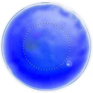   Heat pack, ø100×10 mm, Everestus, 20FEB6390, Plastic, Albastru