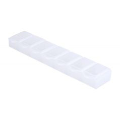   Cutie de medicamente, 145×16×33 mm, Everestus, 20FEB9383, Plastic, Alb