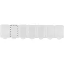 Cutie de medicamente, 145×16×33 mm, Everestus, 20FEB9383, Plastic, Alb