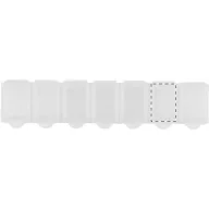   Cutie de medicamente, 145×16×33 mm, Everestus, 20FEB9383, Plastic, Alb