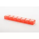 Cutie de medicamente, 145×16×33 mm, Everestus, 20FEB9382, Plastic, Rosu