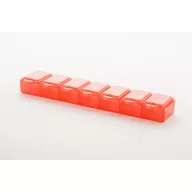   Cutie de medicamente, 145×16×33 mm, Everestus, 20FEB9382, Plastic, Rosu