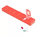 Cutie de medicamente, 145×16×33 mm, Everestus, 20FEB9382, Plastic, Rosu