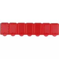  Cutie de medicamente, 145×16×33 mm, Everestus, 20FEB9382, Plastic, Rosu