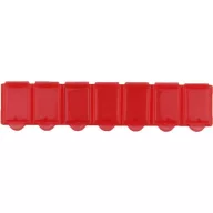   Cutie de medicamente, 145×16×33 mm, Everestus, 20FEB9382, Plastic, Rosu