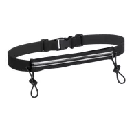   Waistbag, unisex, 220×35 mm, 20FEB16760, Poliester, Elastan, Negru