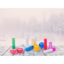 Balsam de buze, ø19×70 mm, Everestus, 20FEB5312, Plastic, Alb