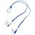Bluetooth earphones, 88×37×138 mm, Everestus, 20FEB6323, Plastic, Albastru, Alb