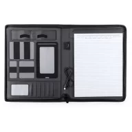   Mapa business cu powerbank de 5000 mAh, Everestus, 20FEB4767, Piele ecologica, Negru