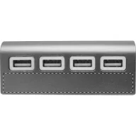   Usb hub, 89×21×37 mm, Everestus, 20FEB4751, Aluminiu, Argintiu, Alb