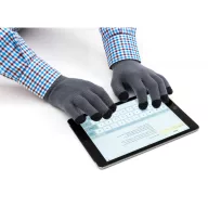 Manusi touchscreen, Everestus, 20FEB17085, Acril, Gri, Negru