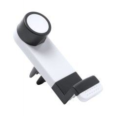   Suport auto pentru telefon, 29×97×50 mm, Everestus, 20FEB10431, Plastic, Alb, Negru