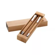   Set instrumente de scris, 172×22×52 mm, Everestus, 20FEB12297, Bambus, Natur