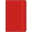 Agenda, 95×145×15 mm, Everestus, 20FEB10226, Piele ecologica, Rosu