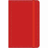   Agenda, 95×145×15 mm, Everestus, 20FEB10226, Piele ecologica, Rosu
