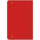 Agenda, 95×145×15 mm, Everestus, 20FEB10226, Piele ecologica, Rosu
