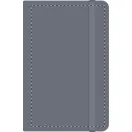 Agenda, Everestus, 42FEB231441, A6, Dictando, Coperta standard, 100 file, Poliuretan, Gri