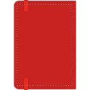 Agenda, 147×210×15 mm, Everestus, 20FEB10130, Piele ecologica, Rosu