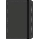 Agenda, 147×210×15 mm, Everestus, 20FEB10127, Piele ecologica, Negru