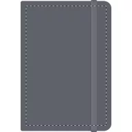   Agenda, Everestus, 42FEB231414, A5, Dictando, Coperta standard, 100 file, 147x210x15 mm, Poliuretan, Gri