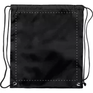   Saculet cu snur tip rucsac, 270×320 mm, Everestus, 20FEB5680, 210T Poliester, Negru