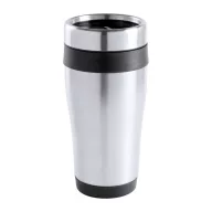   Cana termos, 450 ml, ø81×180 mm, Everestus, 20FEB15936, Otel inoxidabil, Plastic, Negru