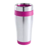   Cana termos, 450 ml, ø81×180 mm, Everestus, 20FEB15940, Otel inoxidabil, Plastic, Roz