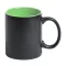 Cana 350 ml, 2509E18110, Everestus, Ø82 x 96 mm, Ceramica, Negru, Verde