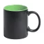 Cana 350 ml, 2509E18110, Everestus, Ø82 x 96 mm, Ceramica, Negru, Verde