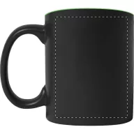   Cana, 350 ml, ø82×96 mm, Everestus, 20FEB4851, Ceramica, Negru, Verde