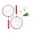Badminton set, 225×435×45 mm, Everestus, 20FEB6536, Metal, Lemn, Rosu