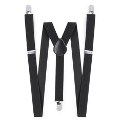   Suspenders, unisex, 110×310×9 mm, 20FEB5838, Poliester, Negru