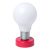 Lampa de birou, Everestus, 20FEB13614, Plastic, Rosu, Alb