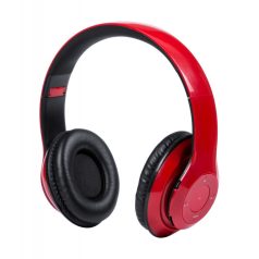   Bluetooth headphones, 180×185×78 mm, Everestus, 20FEB6275, ABS, Rosu