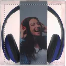 Bluetooth headphones, 180×185×78 mm, Everestus, 20FEB6274, ABS, Albastru