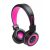 Bluetooth headphones, 190×175×70 mm, Everestus, 20FEB6360, Plastic, Roz
