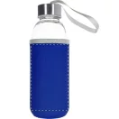 Sticla de apa bidon sport, Everestus, 42FEB230923, 420 ml, Sticla, Neopren, Albastru Dark