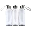 Sticla de apa bidon sport, Everestus, 42FEB230925, 420 ml, Sticla, Neopren, Albastru Light