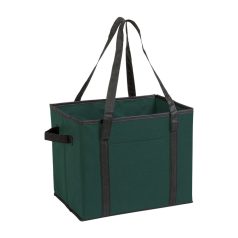   Geanta organizator, pliabila, pentru portbagaj, 340×280×250 mm, Everestus, 20FEB13449, Material netesut, Verde