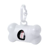   Dog waste bag dispenser, 82×54×41 mm, Everestus, 20FEB7958, Plastic, Alb